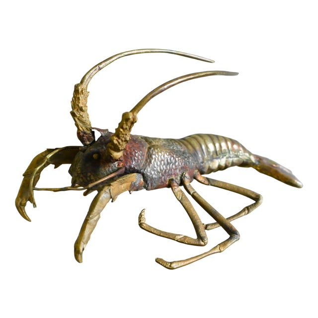 Brass Lobster, 1970s For Sale