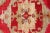 Textile Mid 20th Century Bright Red and Taupe Vintage Turkish Oushak Rug With Dual Medallion Design For Sale - Image 7 of 10
