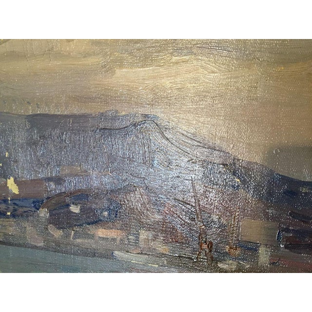 1980s 1980s Oil Painting Baltic Sea Strelov Arkady Efimovich For Sale - Image 5 of 9