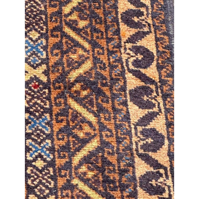 Turkmen Baluch Rug, 1970s For Sale - Image 17 of 18