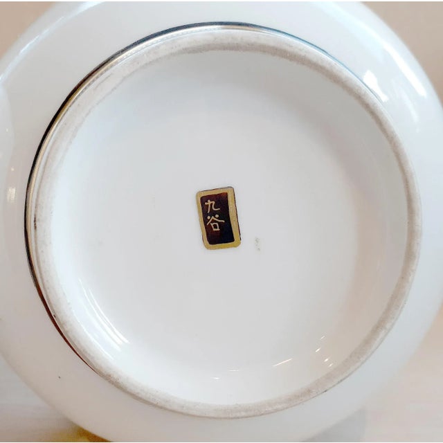 Mid-Century Japanese Kutani Porcelain Gilt Beast Handled Vases - a Pair For Sale In Portland, OR - Image 6 of 10