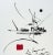 Georges mathieu (1921-2012) "hommage à karl amadeus hartmann" original lithograph from the portfolio "epitaph for karl...