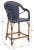 2020s California Counter Stool with Arms - Navy For Sale - Image 5 of 11