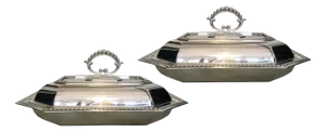 Entrée Bowls with Lids, Set of 2