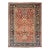 Large Antique Hand Knotted Sultanabad Rug in Red and Blue For Sale