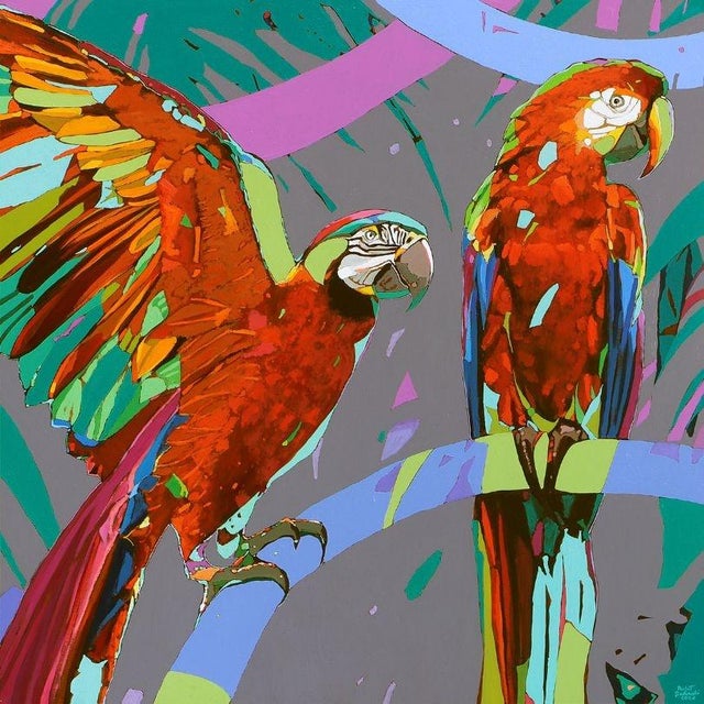 Rafal Gadowski, Parrot 20, 2026, Oil on Canvas For Sale - Image 6 of 6
