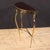 Wood 20th Century Italian Gilded Brass Console Table, 1950s For Sale - Image 7 of 13