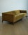 Beautiful 1970s Biscuit Tufted Sofa by Maurice Bailey for Monteverdi and Young in a burnt gold crushed velvet upholstery....