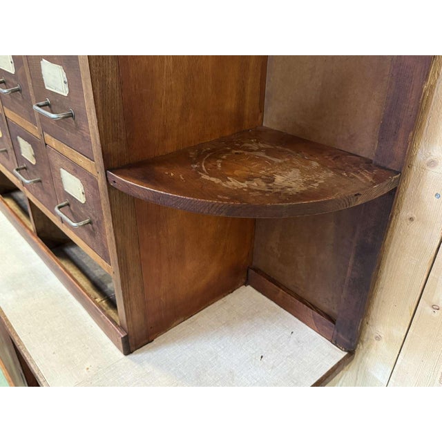 Large Seed Merchants Cabinet, 1950s For Sale - Image 9 of 18