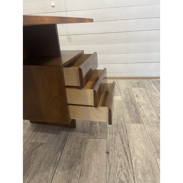 1970s Vintage Writing Table by Bohumil Landsman for Novy Domov, 1973 For Sale - Image 5 of 9