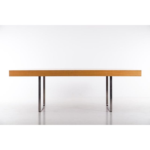 JH 810 Oak Desk attributed to Hans J. Wegner, Denmark, 1970s For Sale - Image 13 of 15