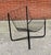 Vintage Design modern Armchair in black tubular metal, 1980s. Armchair in black painted metal. The external structure is...