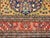 Vintage Persian Tabriz Area Rug, Hand-Knotted Wool, Floral Pattern, Navy & Red, 4x6 For Sale - Image 9 of 15