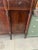 Antqiue 19th C American Empire Crotch Flame Sideboard Buffet. 2 pull out surfaces on the sides, tall back splash with...