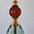 Green 1990s Pair of Green, Mid Century Modern, Murano Glass Table Lamps For Sale - Image 8 of 9