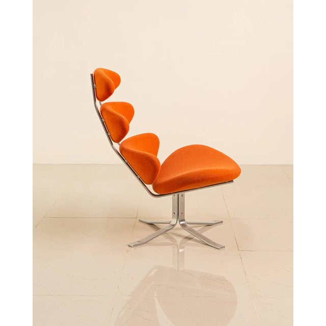 "Corona" Lounge Chair by Poul Volther for Erik Jørgensen 60's For Sale In Atlanta - Image 6 of 6