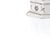 Hexagonal Inkwell in Viana Earthenware, 18th Century For Sale - Image 3 of 6