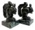 Vintage French Art Deco Squirrel Bookends by Max Le Verrier, 1930, Set of 2 For Sale