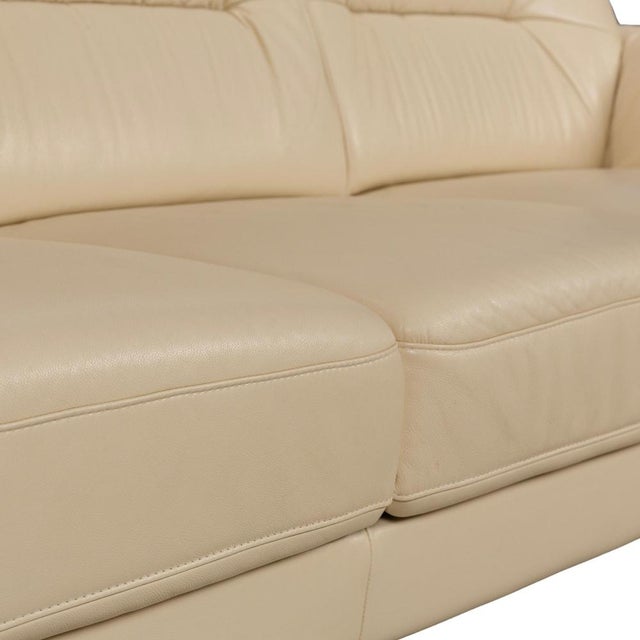 Leather Three-Seater Sofa from Elastoform For Sale - Image 5 of 13