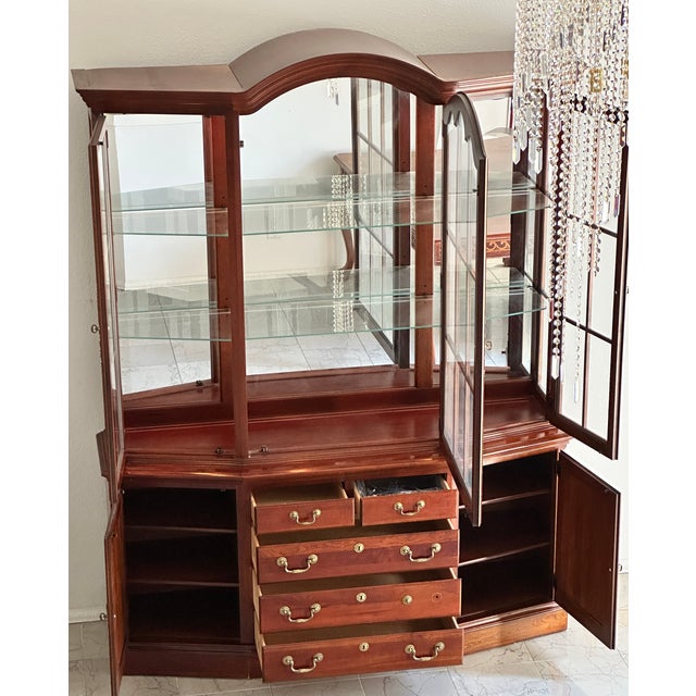 Pennsylvania House China Cabinet For Sale - Image 4 of 10