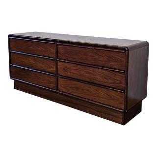 1980s Vintage Kibaek Mobelfabrik Danish Modern Rosewood Dresser For Sale