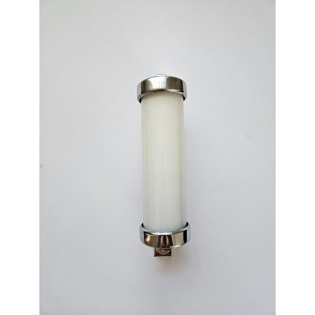 Bauhaus Art Deco Functionalism Chrome Wall Lamp, 1930s For Sale - Image 17 of 18