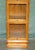2000 - 2009 Antique Modular Honey Oak and Gilt Brass Stacking Bookcase with Glazed Retracting Doors For Sale - Image 5 of 18