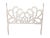 Shabby Chic White Iron Headboard For Sale