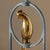 Vintage Sculptural Postmodern Brass Bird Floor Lamp in Steel & Travertine For Sale - Image 11 of 14