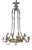 Bronze 16-Light Chandelier, 1880 For Sale