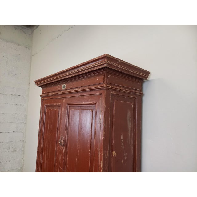 Maroon Fir Workshop Cabinet For Sale - Image 5 of 18