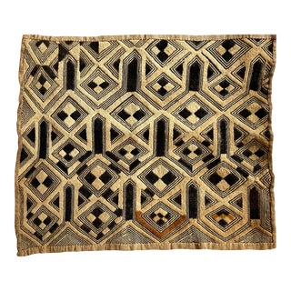 Kuba Cloth, Hand Crafted Raffia For Sale