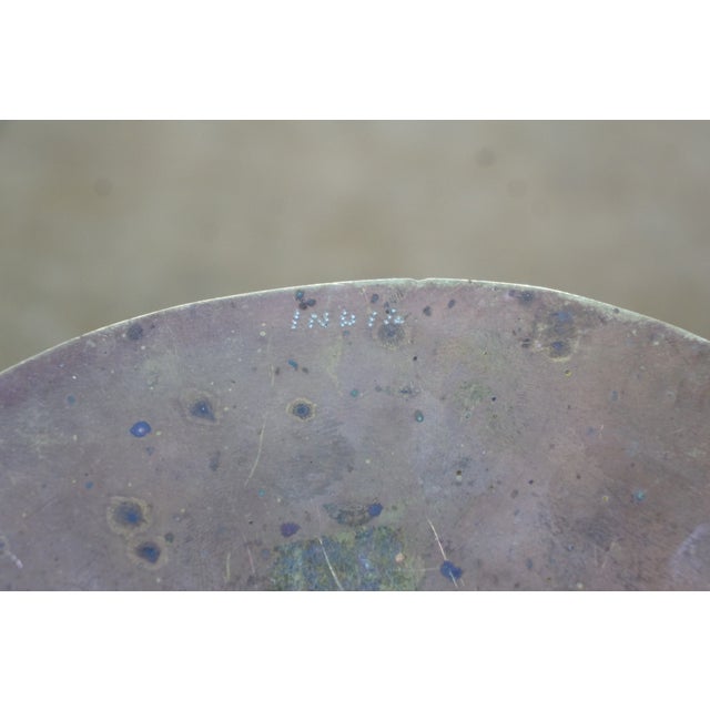 Mid 20th Century 2 Brass Nautical Beach Clam Sea Shell Keepsake Trinket Boxes Compotes 5" For Sale - Image 13 of 16