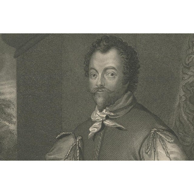 Antique Portrait of Sir Francis Drake Tallis, 1850 For Sale - Image 6 of 9