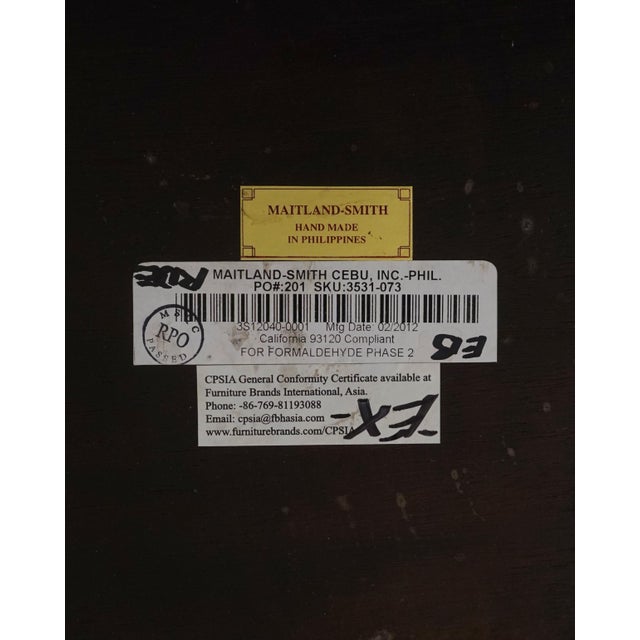 Maitland Smith Mahogany Louis XVI Inlaid Dining Table For Sale - Image 18 of 18