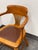 Captain’s Oak + Leather Armchair, Antique For Sale In San Francisco - Image 6 of 9