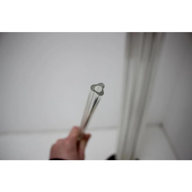 Modern Brass & Art Glass Floor Lamp from Preciosa Kamenický Šenov, 1970s For Sale - Image 10 of 14