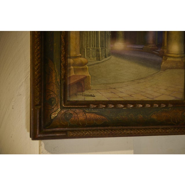 Régis Drevet, Untitled, 1920s, Watercolor on Paper, Framed For Sale - Image 10 of 12
