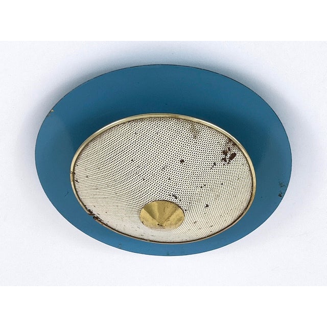 1950s Mid-Century Modern Sconce or Flush Mount, Germany, 1950s For Sale - Image 5 of 18