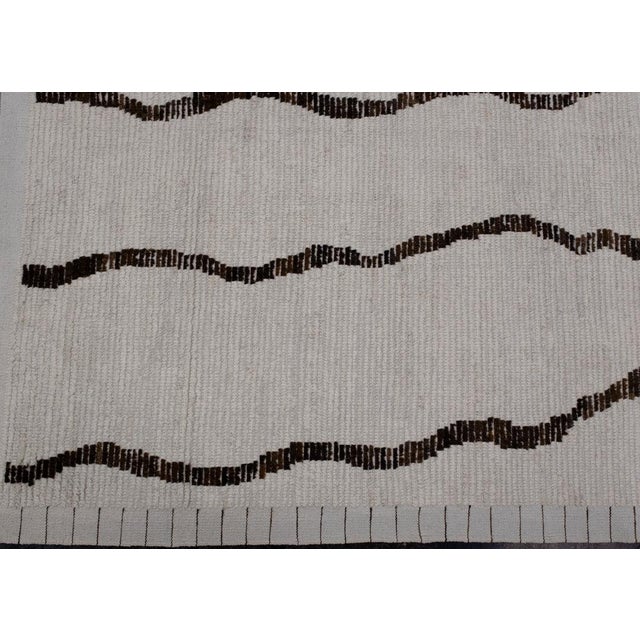 Turkish Hand Knotted Turkish Tulu Rug 8'10" x 12'8" For Sale - Image 3 of 10