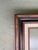 Traditional Vintage Wood Picture Frame With Linen Liner & Non-Glare Glass For Sale - Image 3 of 9