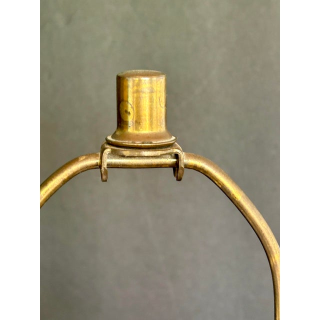 1960s Mid-Century Modern Celadon Crackle-Glaze Ceramic & Wood Table Lamp For Sale - Image 10 of 15