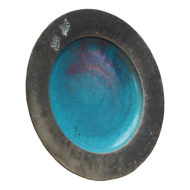 Danish Ceramic Platter, 1960s For Sale