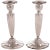 Metal Sterling Candlesticks, circa 1916 - A Pair For Sale - Image 7 of 7