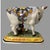 Antique Dutch Faience Delft Porcelain Figural Cow & Milkmaid Statue For Sale - Image 6 of 8