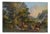 Andre Alfred, Animated Landscape, 1834, Painting on Paris Porcelain For Sale