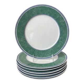 Villeroy & Boch Switch 3 Costa Coupe Porcelain 10.5" Dinner Plate Set of 7 For Sale