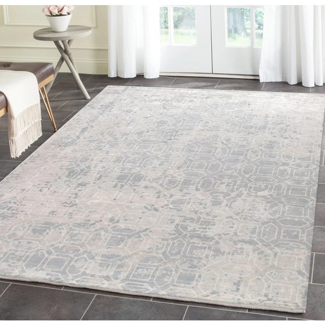 Pasargad Home Beverly Grey Area Rug- 6' 0" X 9' 0" For Sale In New York - Image 6 of 6