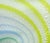 Late 20th Century Murano Vintage Green Yellow Blue White Silver Flecks Italian Mid Century Art Glass Centerpiece Bowl For Sale - Image 5 of 6