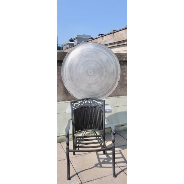 Sculpture Aluminum Disk 40" For Sale - Image 4 of 12